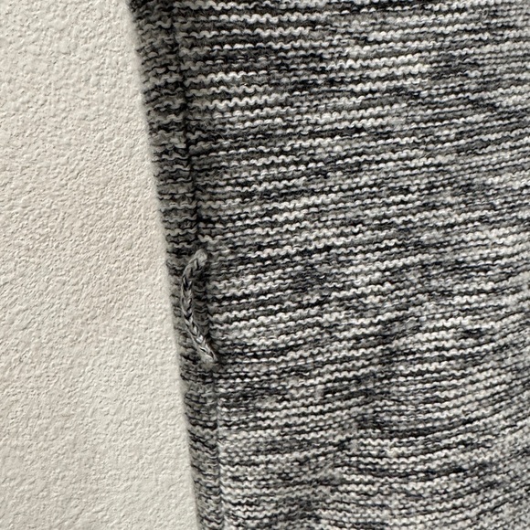 Gap Wool Blend Knit Kimono Third Light Grey Open Front Cardigan Sweater XXL - Picture 3 of 16